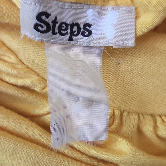 Yellow Capped Sleeve Crochet Top - Picture 11 of 11